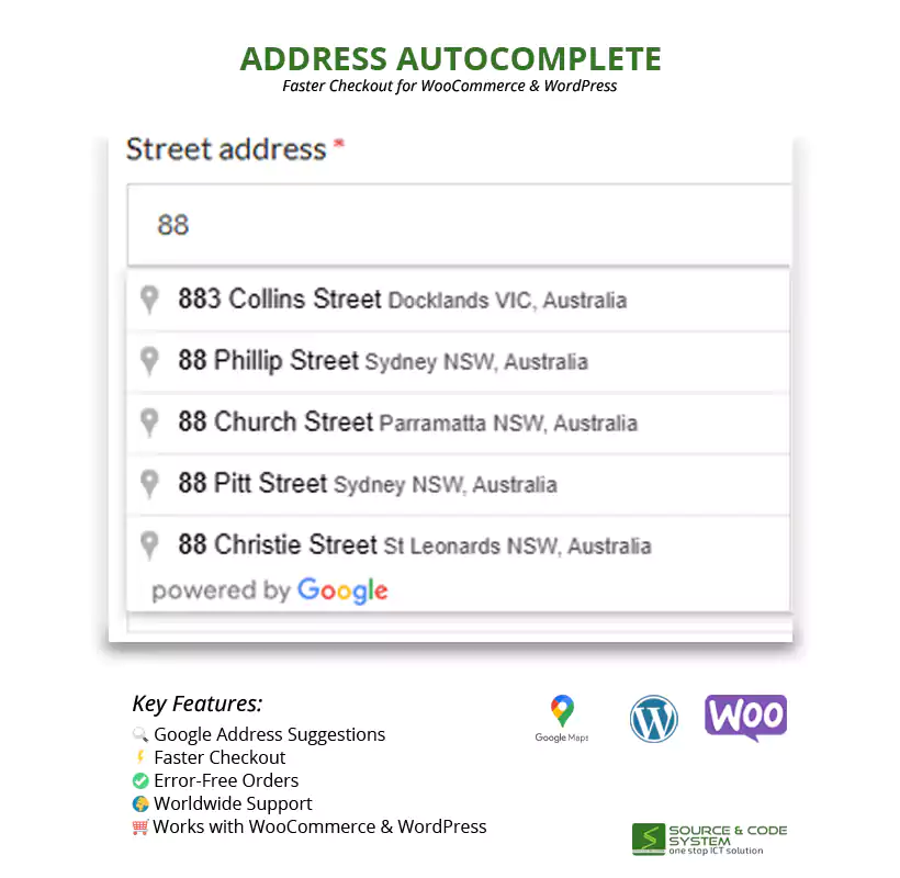 Address AutoComplete Plugins